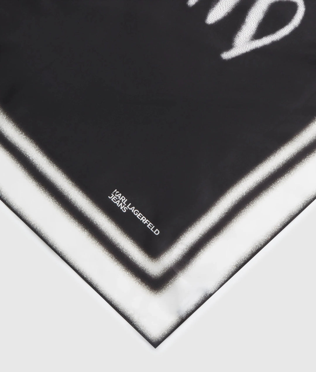Karl Lagerfeld Karl Quote Large Bandana | Black