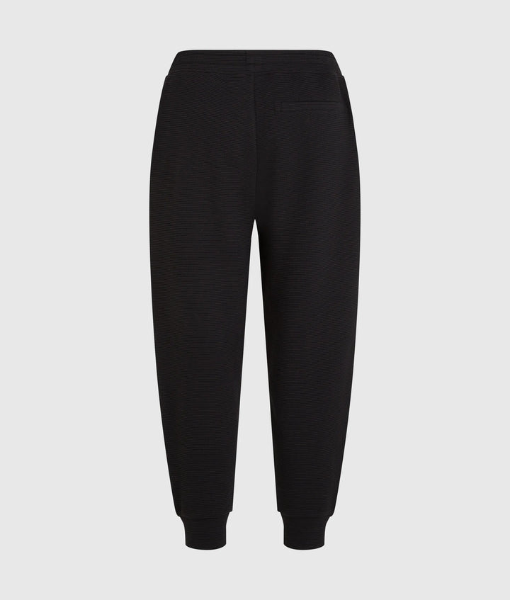 Karl Lagerfeld Waffle Sweatpants in Regular Fit | Black