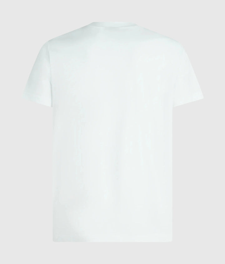 Karl Lagerfeld Box logo T-shirt in Slim Fit | White