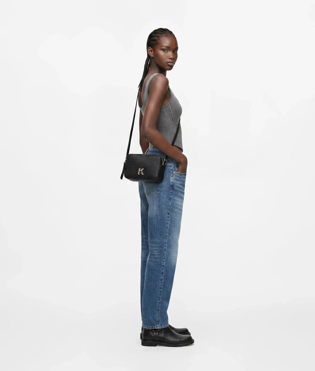 Karl Lagerfeld K Logo Camera Bag | Black
