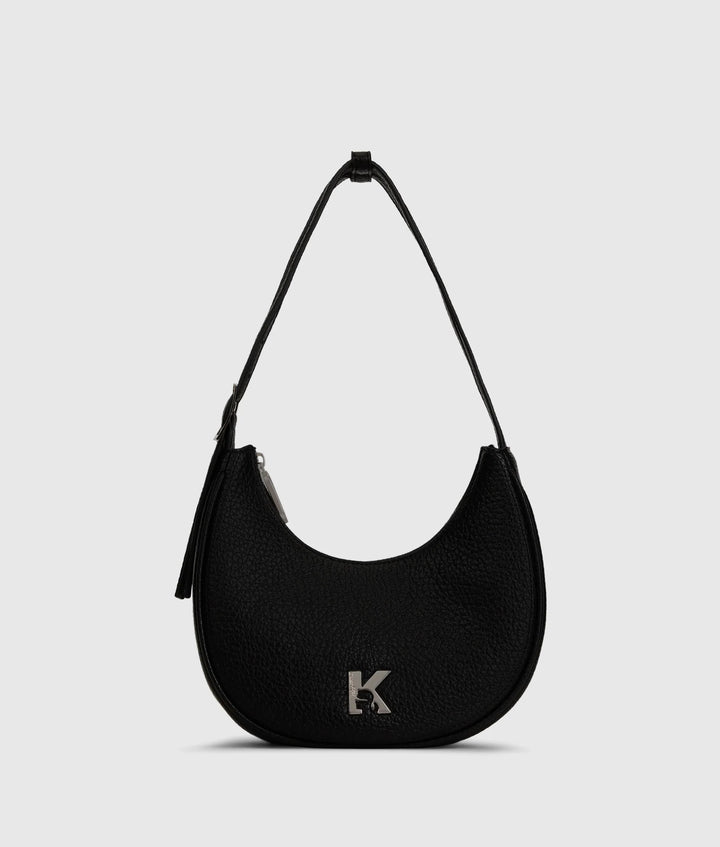 Karl Lagerfeld K Logo Half Moon Bag | Black