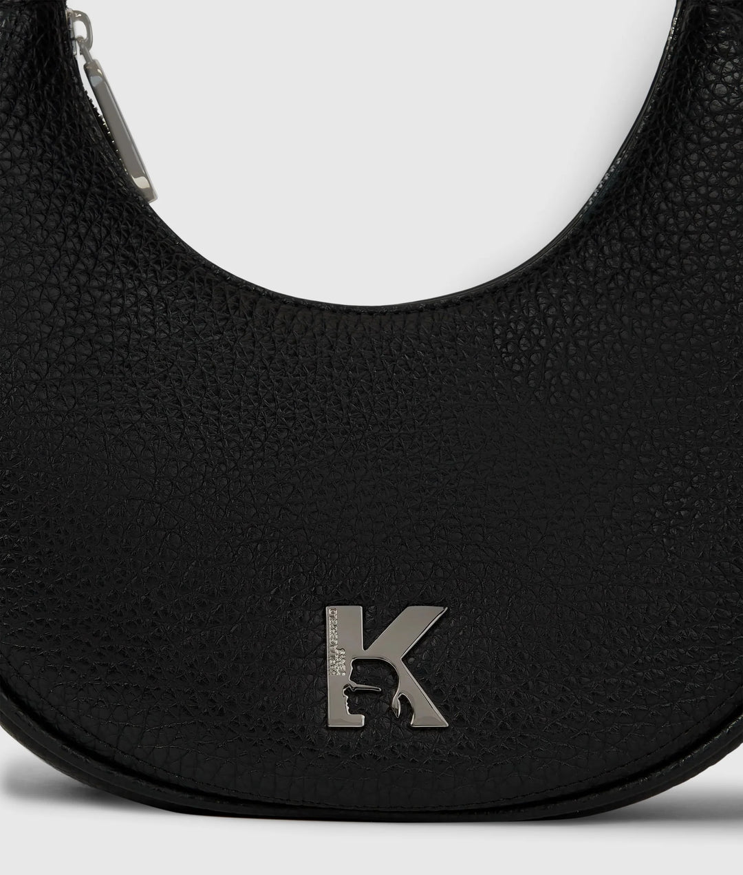 Karl Lagerfeld K Logo Half Moon Bag | Black