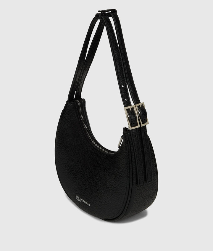 Karl Lagerfeld K Logo Half Moon Bag | Black