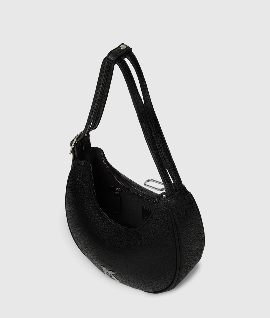 Karl Lagerfeld K Logo Half Moon Bag | Black