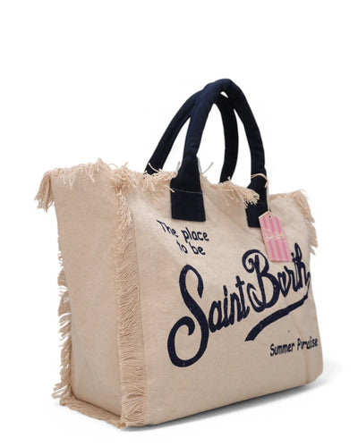 MC2 Saint Barth Vanity Canvas Bag | Ecru