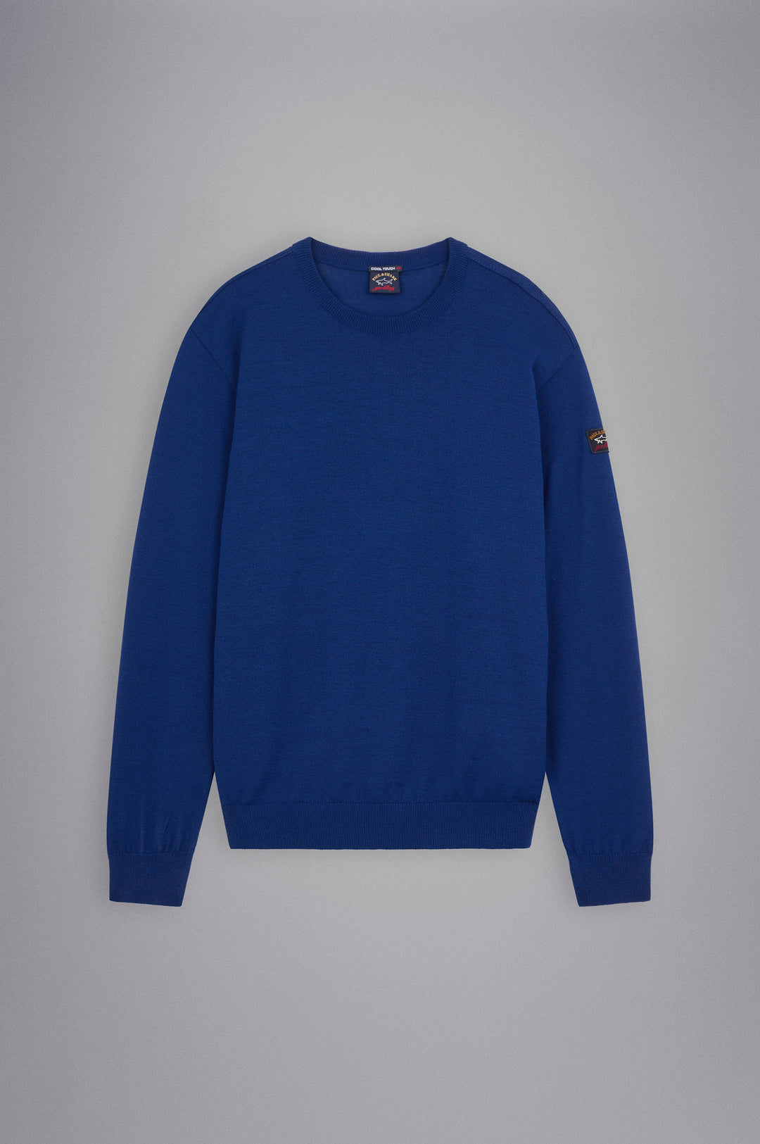 Paul & Shark Πουλόβερ με Σήμα από Μαλλί Merino | Μπλε