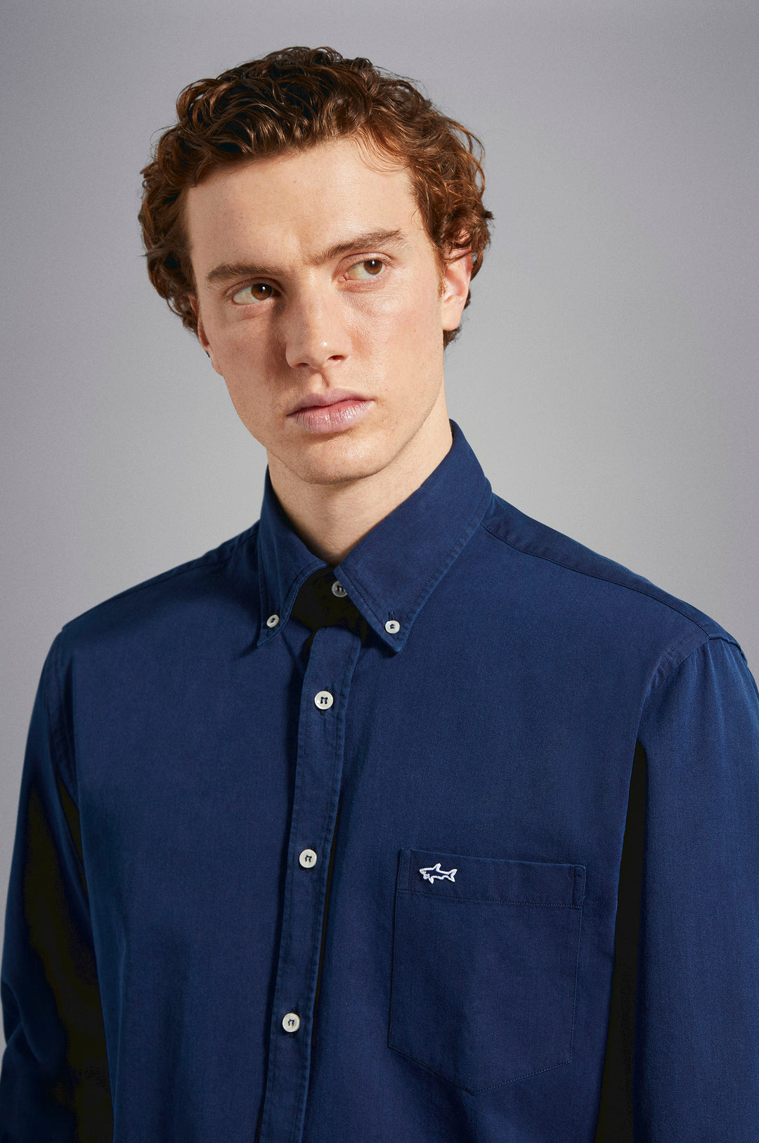 Paul & Shark Cotton Denim Shirt | Navy