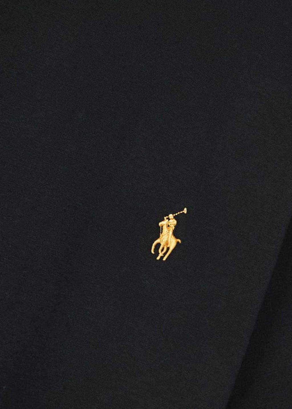 Ralph Lauren Custom Slim Fit Yellow Pony T-Shirt | Black