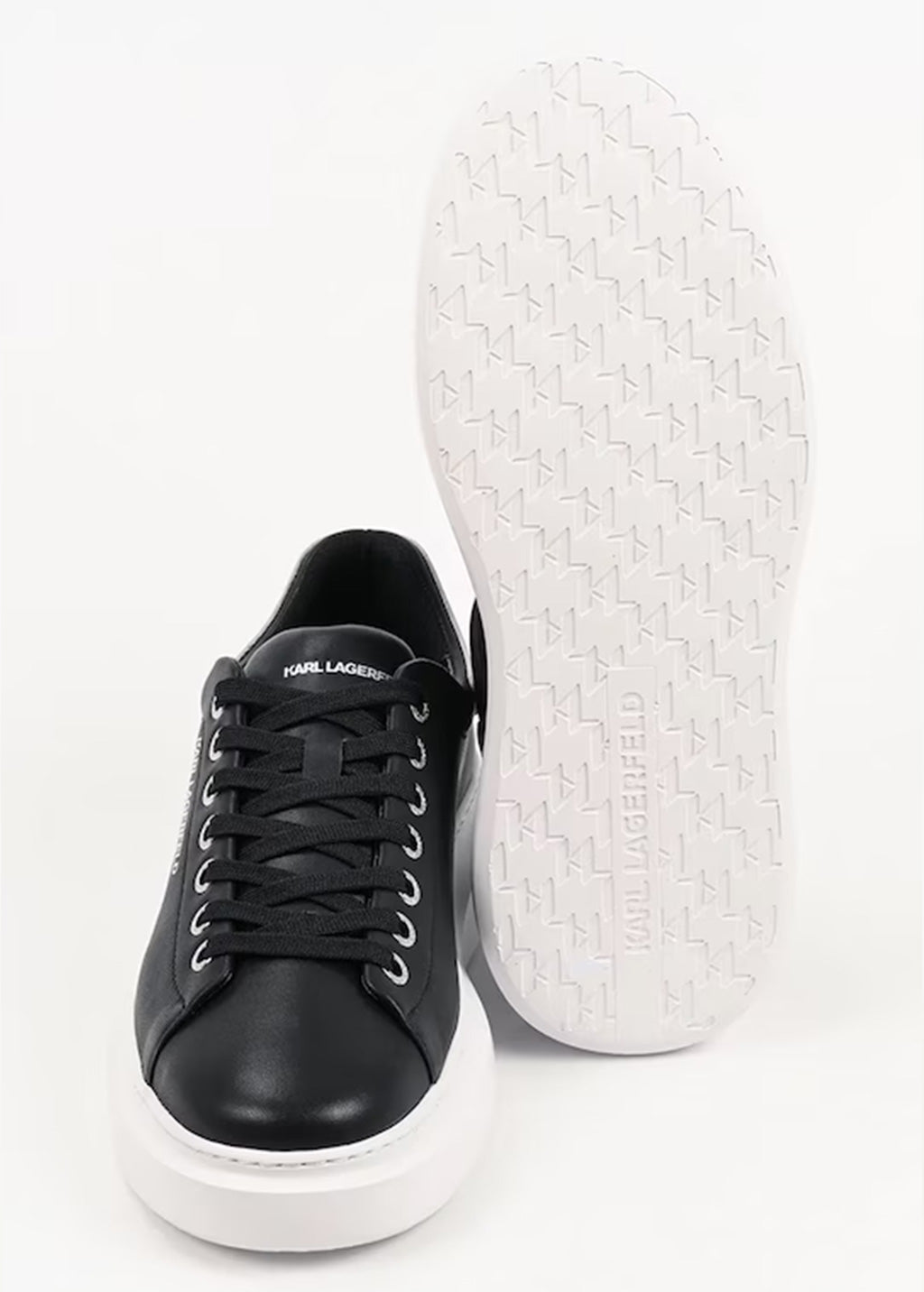 Karl Lagerfeld Kore Karl NFT Relief Sneakers | Black/White