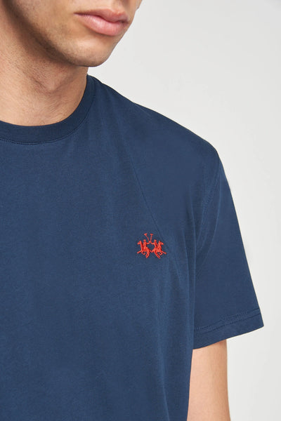 La Martina Ανδρικό T-shirt Κανονικής Γραμμής-Serge | Σκούρο Μπλε