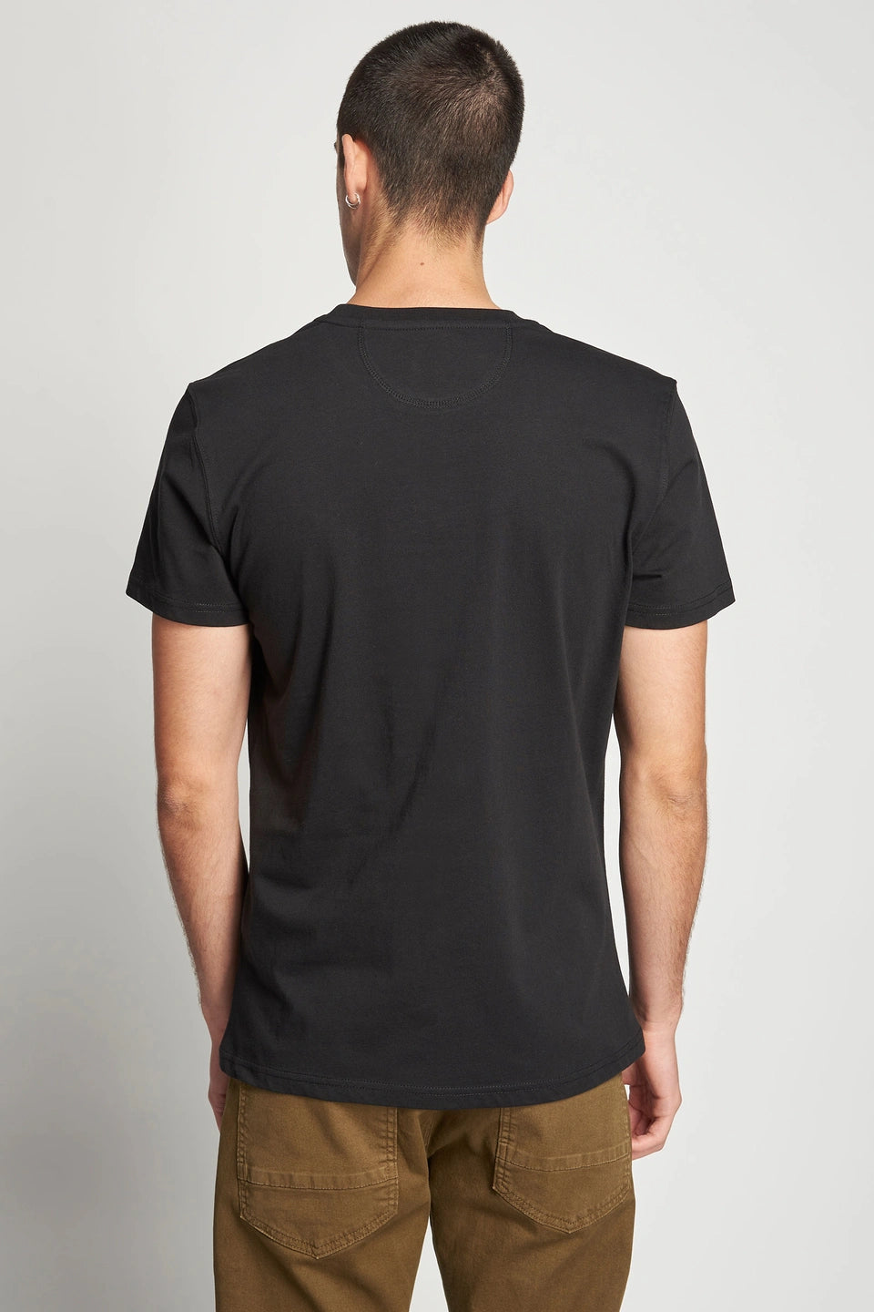 La Martina Ανδρικό T-shirt Κανονικής Γραμμής-Serge | Μαύρο