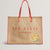 Ted Baker Floraff Floral Applique Extra Large Raffia Icon Bag | Orange