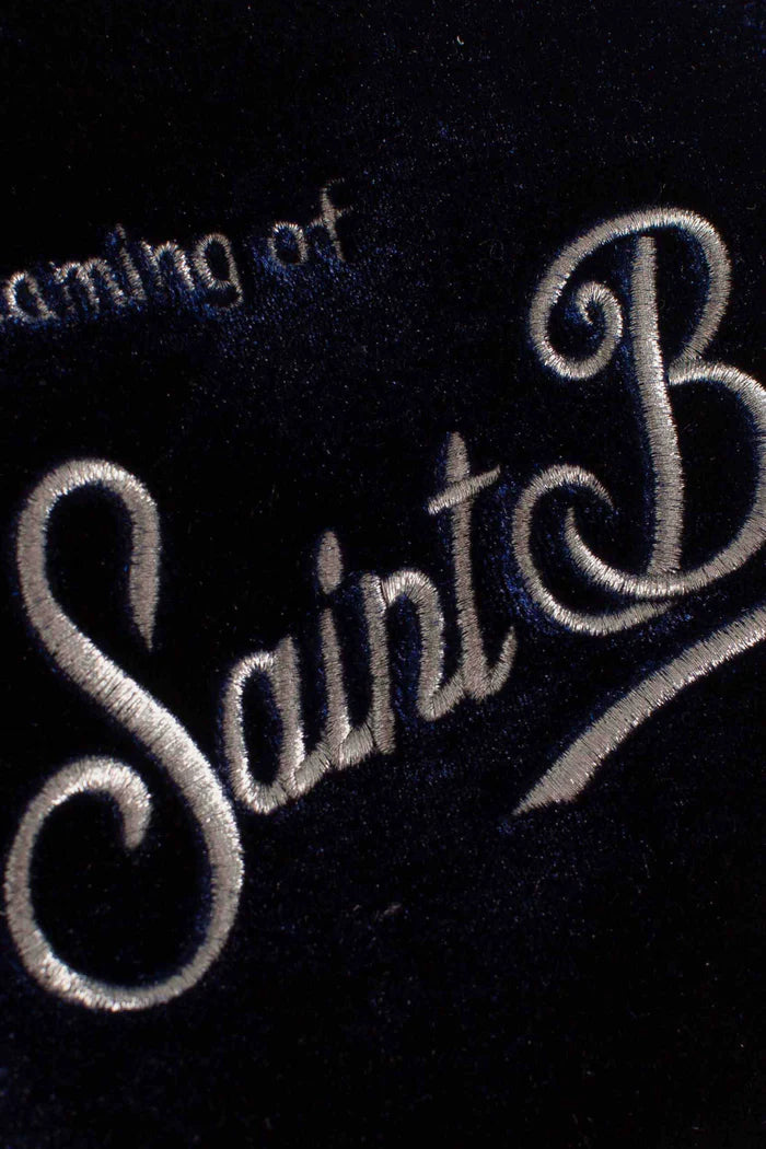 MC2 Saint Barth Velvet Pouch | Navy