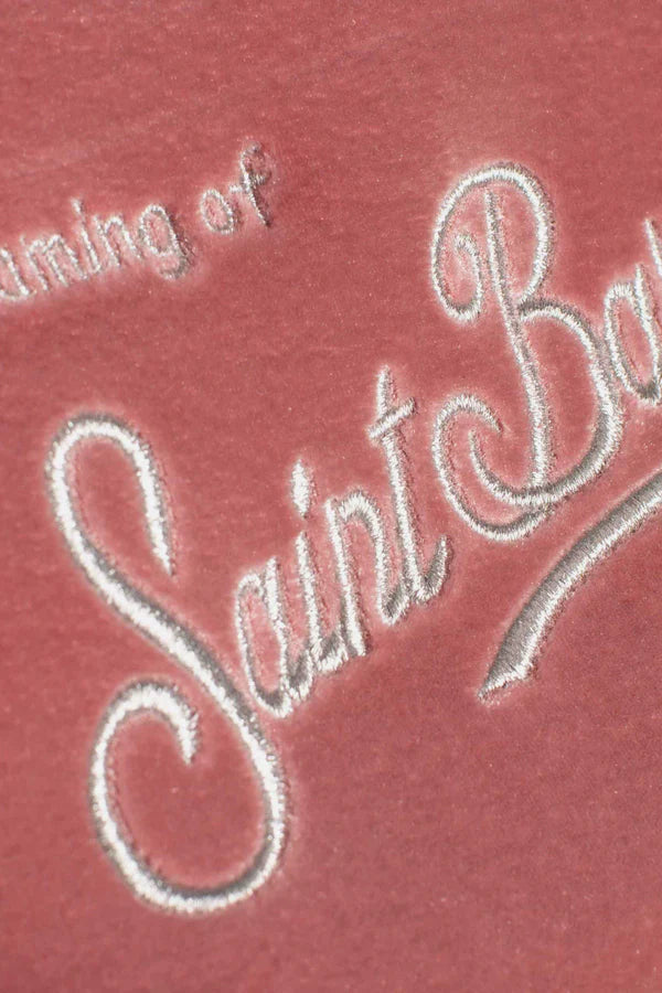 MC2 Saint Barth Velvet Pouch | Pink