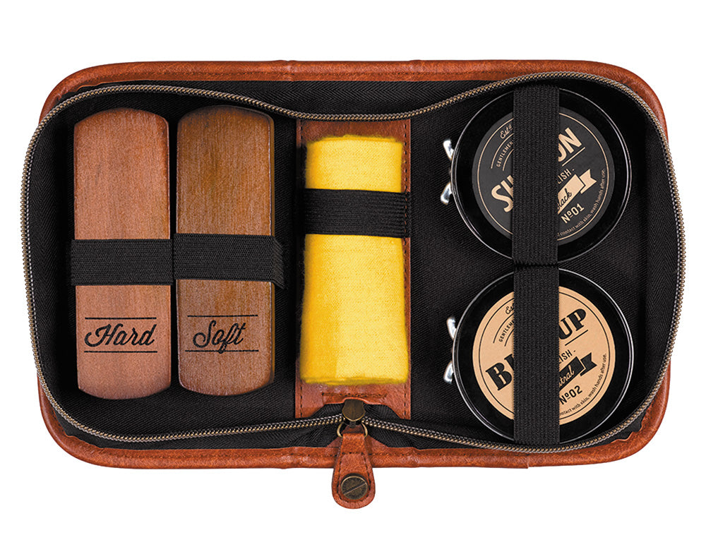 Gentlemen's Hardware Charcoal Shoe Shine Kit — view 2