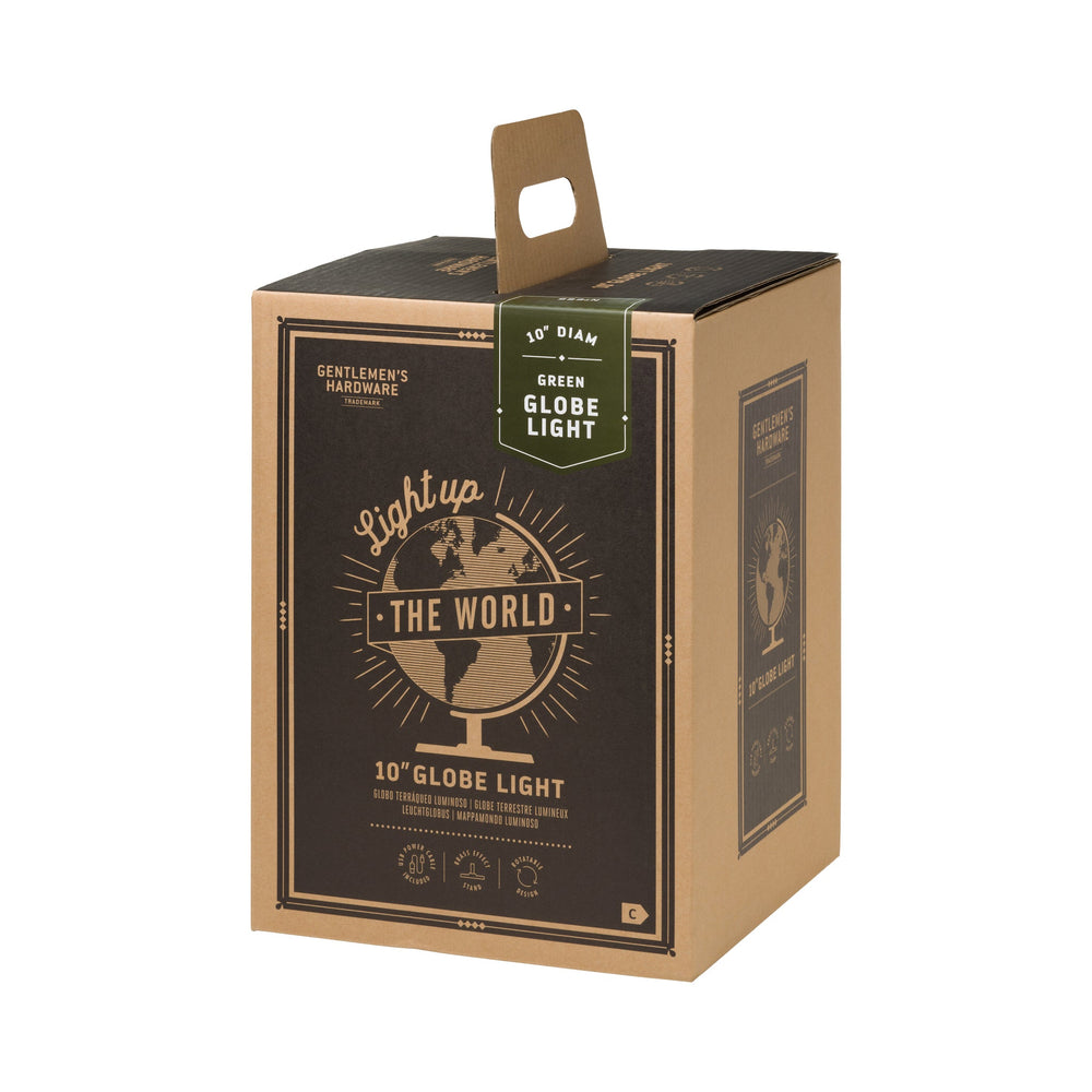 Gentlemen's Hardware كرة أرضية مضيئة خضراء 10 بوصات — EU — صورة 2