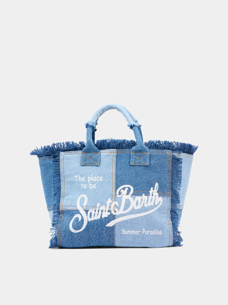 MC2 Saint Barth Colette Denim-Strandtasche | Blauer Denim