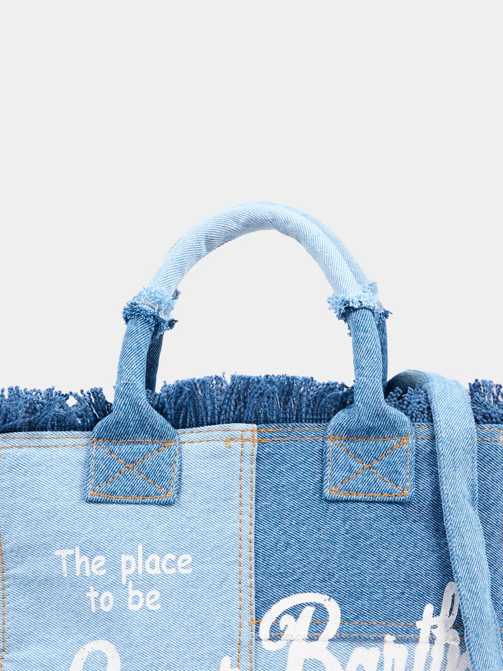 MC2 Saint Barth Colette Denim Beach Bag | Blue Denim