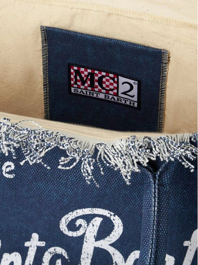 MC2 Saint Barth Vanity Canvas Bag | Indigo