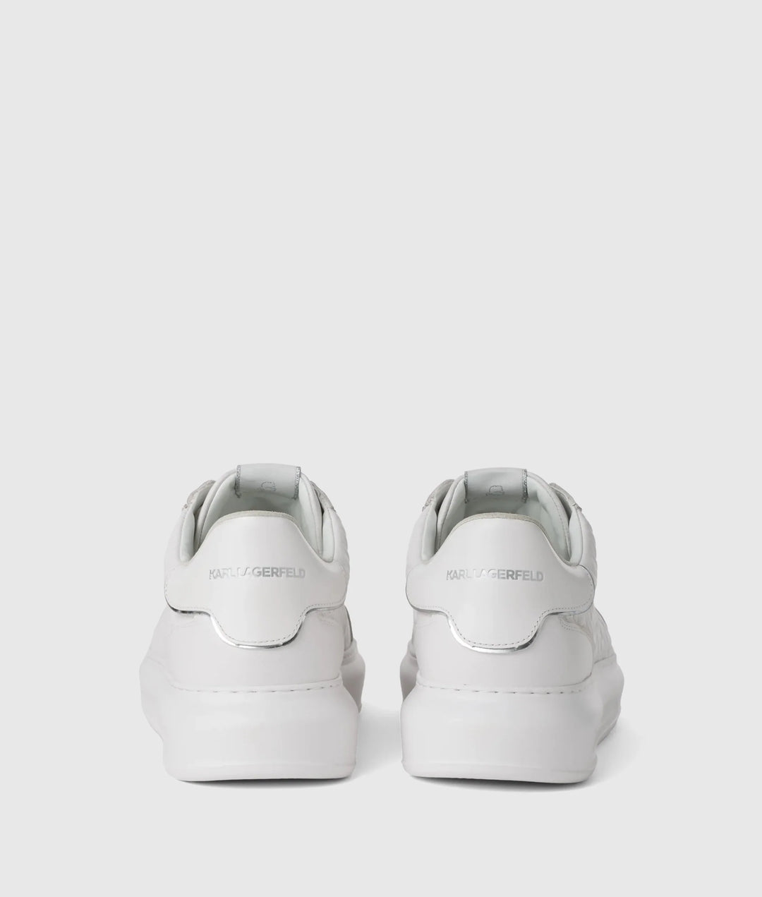 Karl Lagerfeld Monogram Kapri Sneakers | White