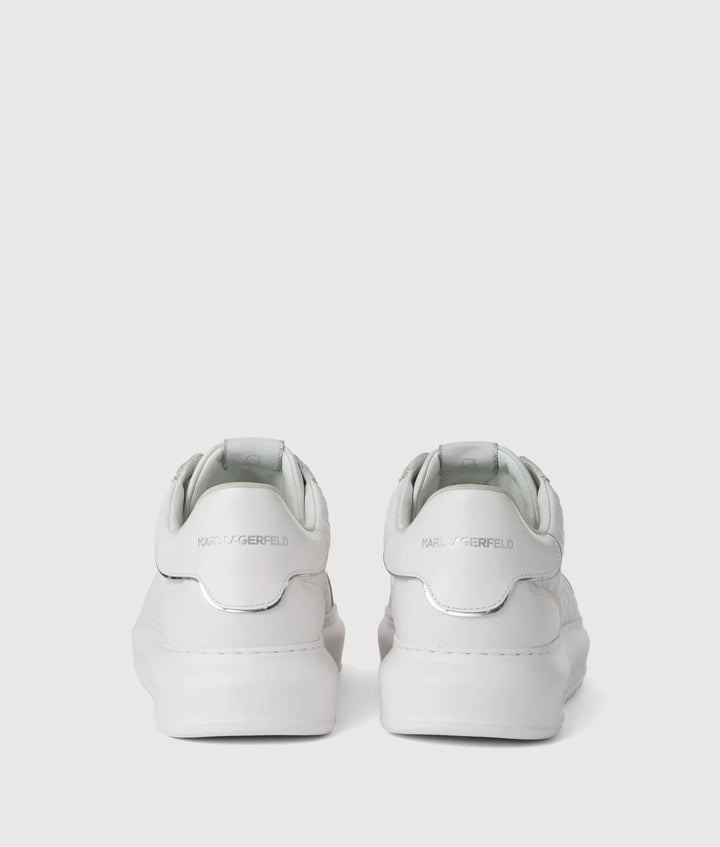 Karl Lagerfeld Monogram Kapri Sneakers | White