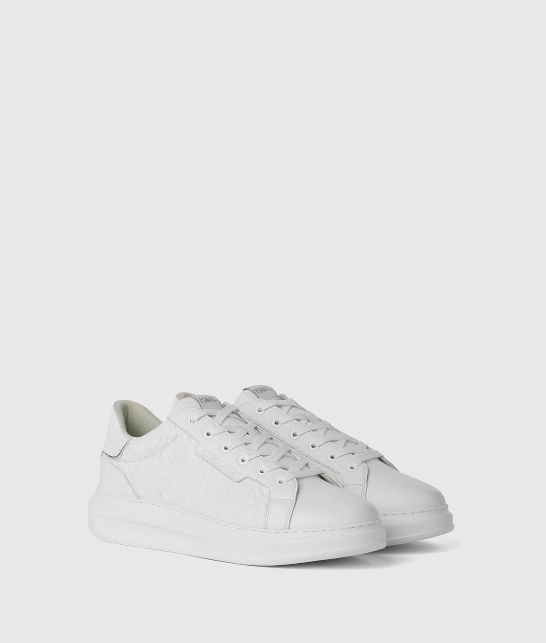 Karl Lagerfeld Monogram Kapri Sneakers | White
