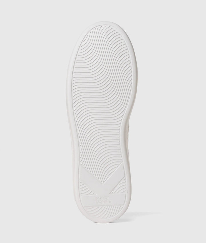 Karl Lagerfeld Monogram Kapri Sneakers | White