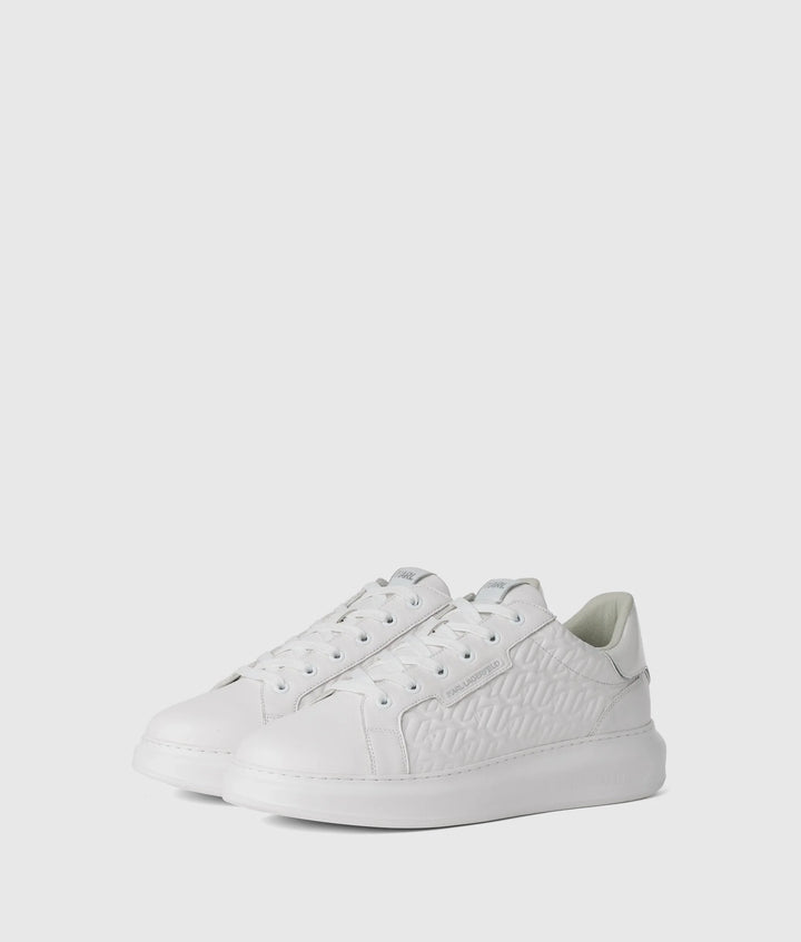 Karl Lagerfeld Monogram Kapri Sneakers | White