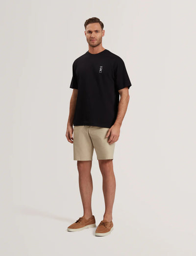 Ted Baker Kuyrt Short Sleeve Branded T-Shirt | Black