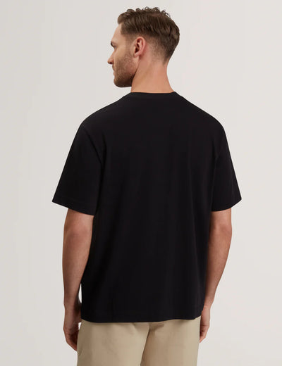 Ted Baker Kuyrt Short Sleeve Branded T-Shirt | Black