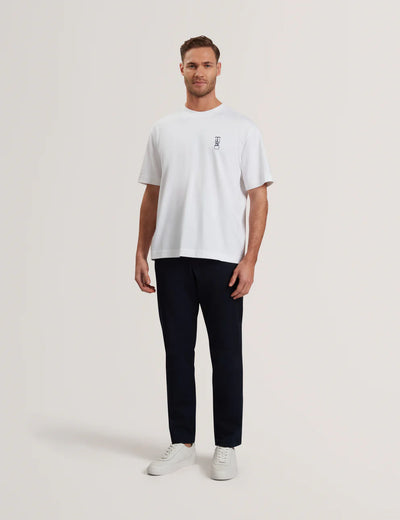 Ted Baker Kuyrt Short Sleeve Branded T-Shirt | White