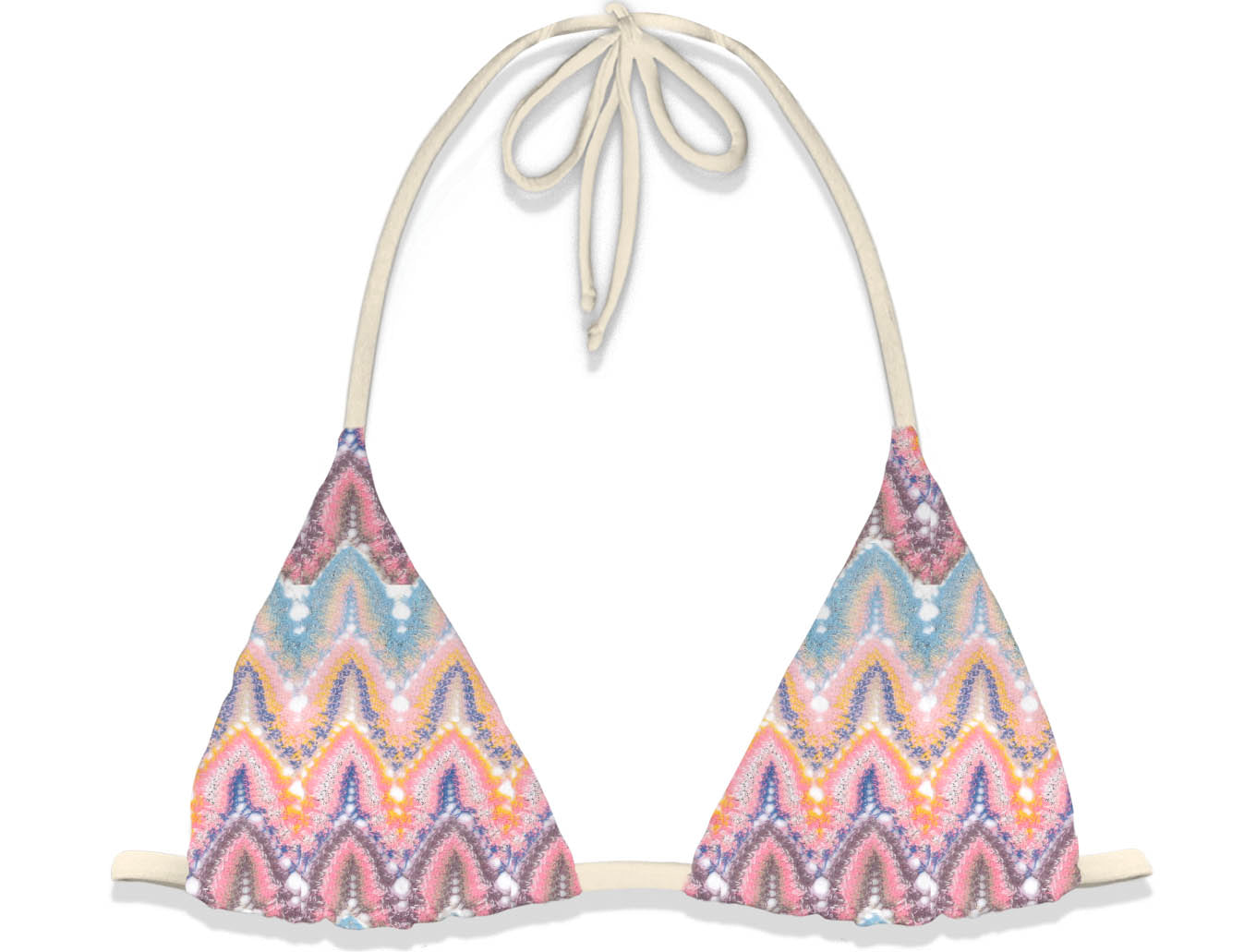 MC2 Saint Barth Women's Triangle Bikini and Bottom | Rachel Pastel