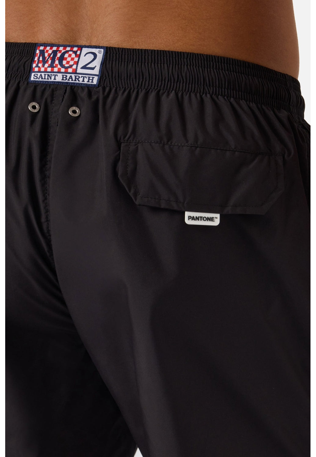Short de bain MC2 Saint Barth Lighting Pantone | Noir