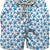 MC2 Saint Barth Lightweight Fabric Swim Shorts Lighting | White/Blue