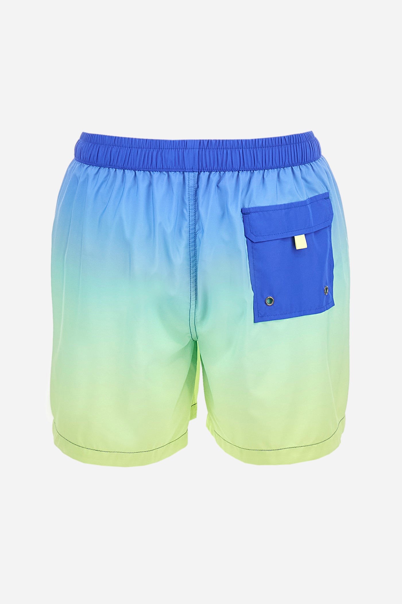La Martina Regular Fit Nylon Swimsuit - Alfie | Aqua/Yellow