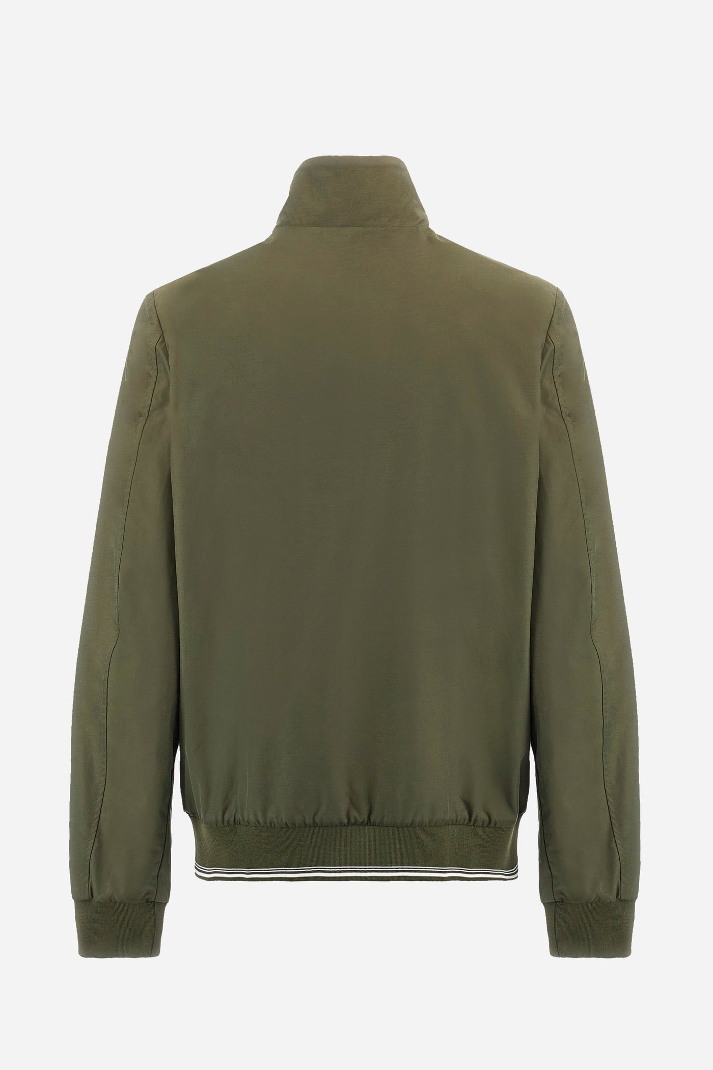 La Martina Regular-fit jacket in mixed cotton - Abraham | Olive