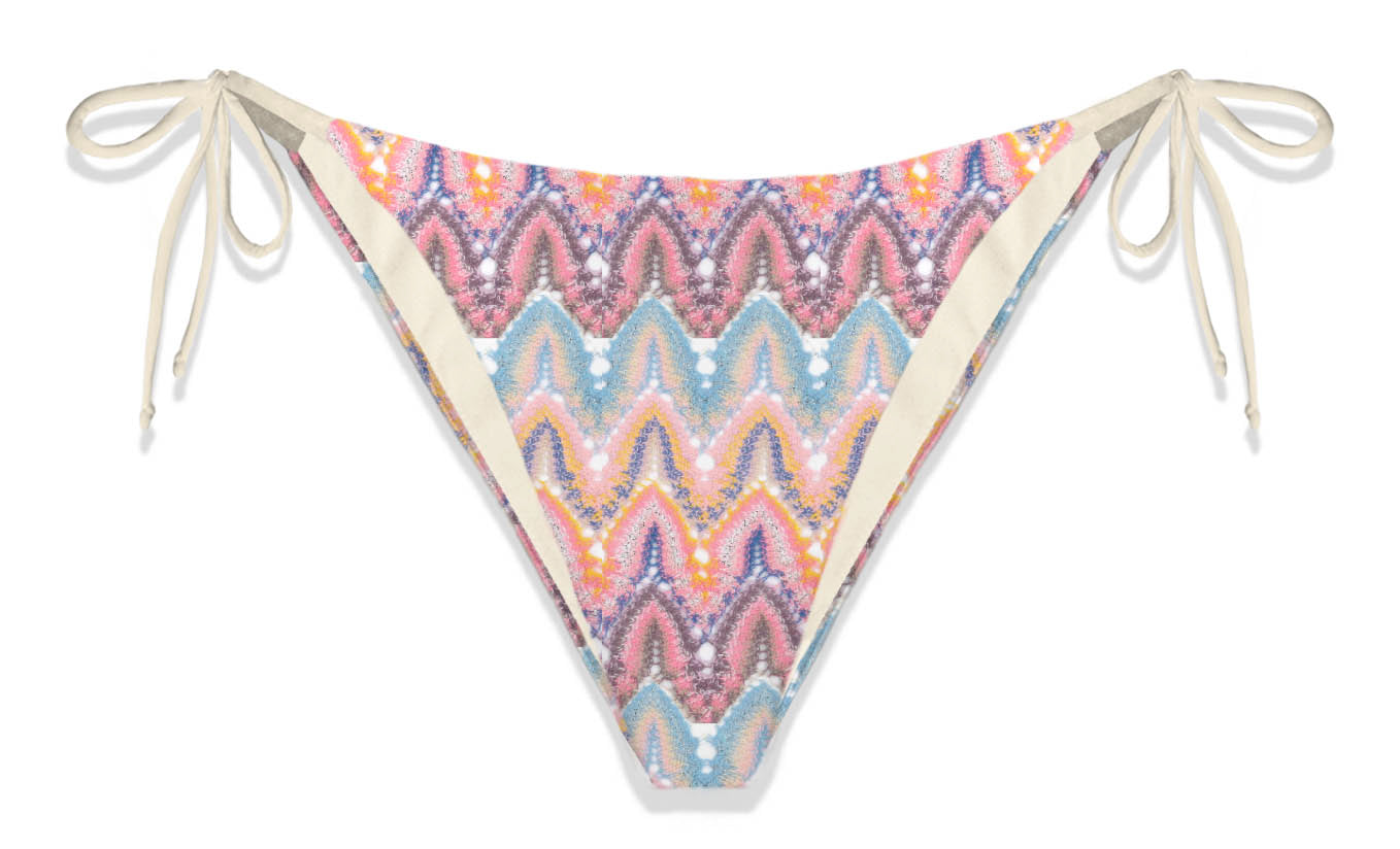 MC2 Saint Barth Women's Triangle Bikini and Bottom | Rachel Pastel