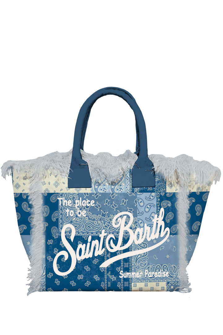 MC2 Saint Barth Vanity Cotton Canvas Tote Bag | Navy/Blue