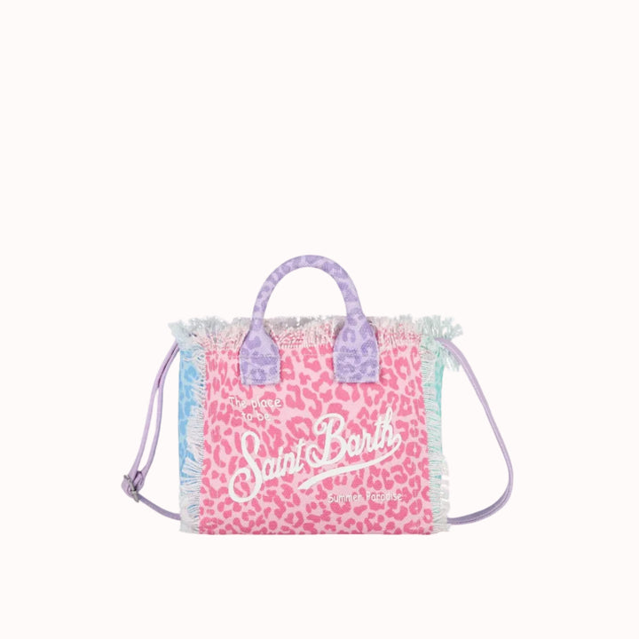 MC2 Saint Barth Vanity Mini Cotton Canvas Tote Bag | Multicolor