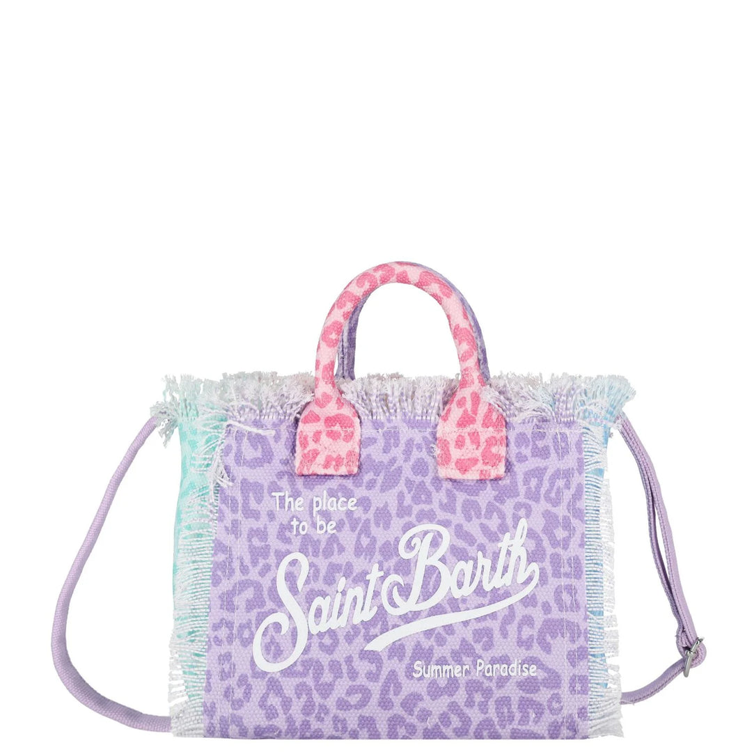 MC2 Saint Barth Vanity Mini Cotton Canvas Tote Bag | Multicolor