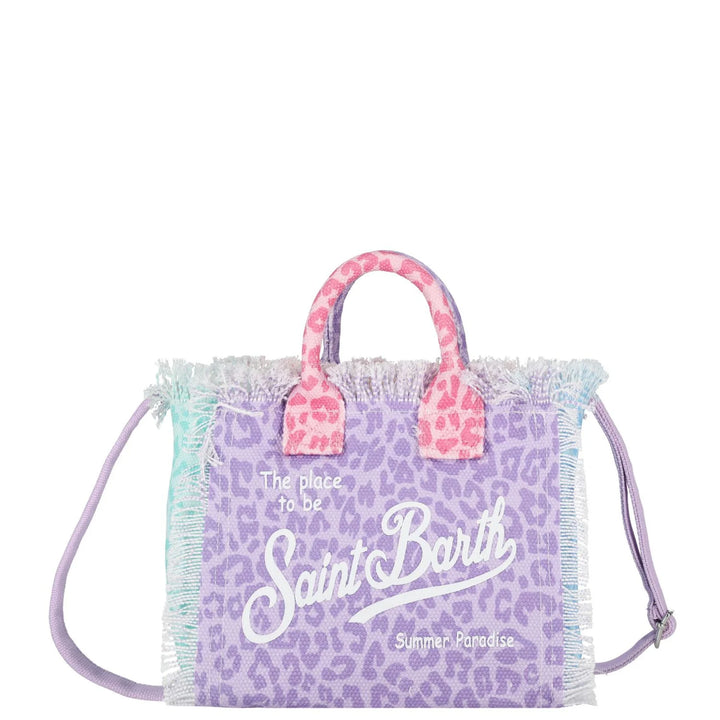 MC2 Saint Barth Vanity Mini Cotton Canvas Tote Bag | Multicolor