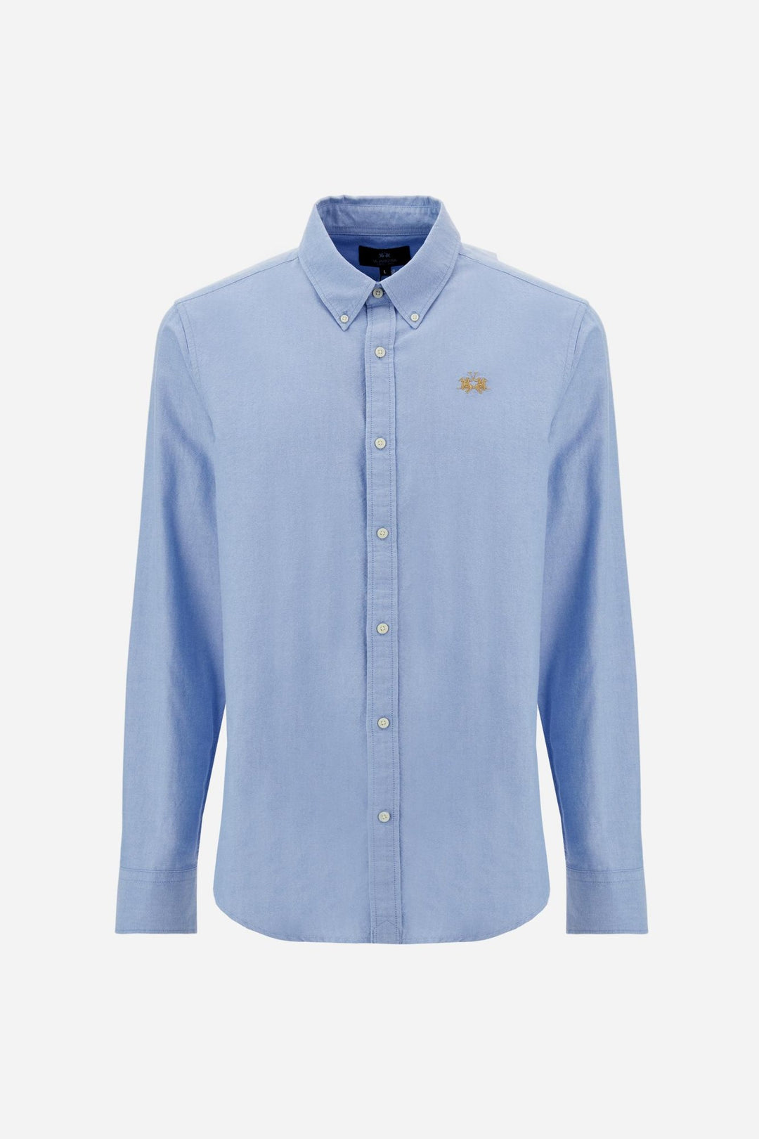 La Martina MDC005-OX077 in cornflower blue, front view
