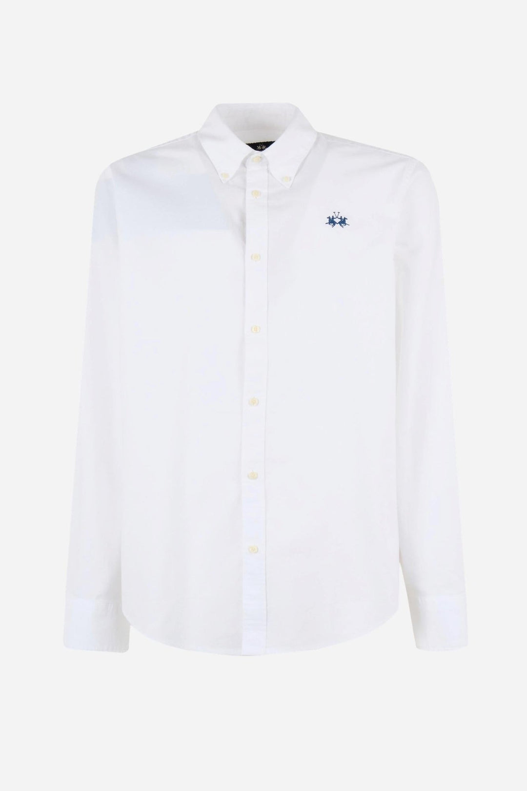 La Martina MDC005-OX077 in optic white, front view