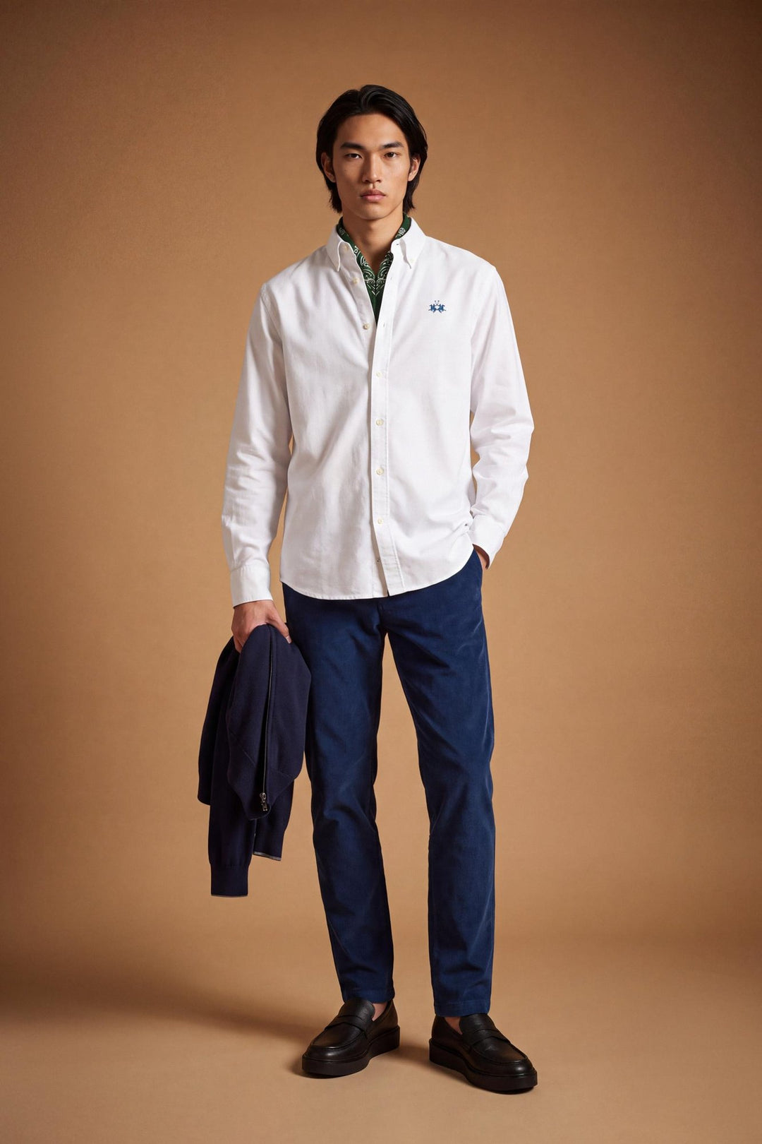 La Martina MDC005-OX077 in optic white, model look view