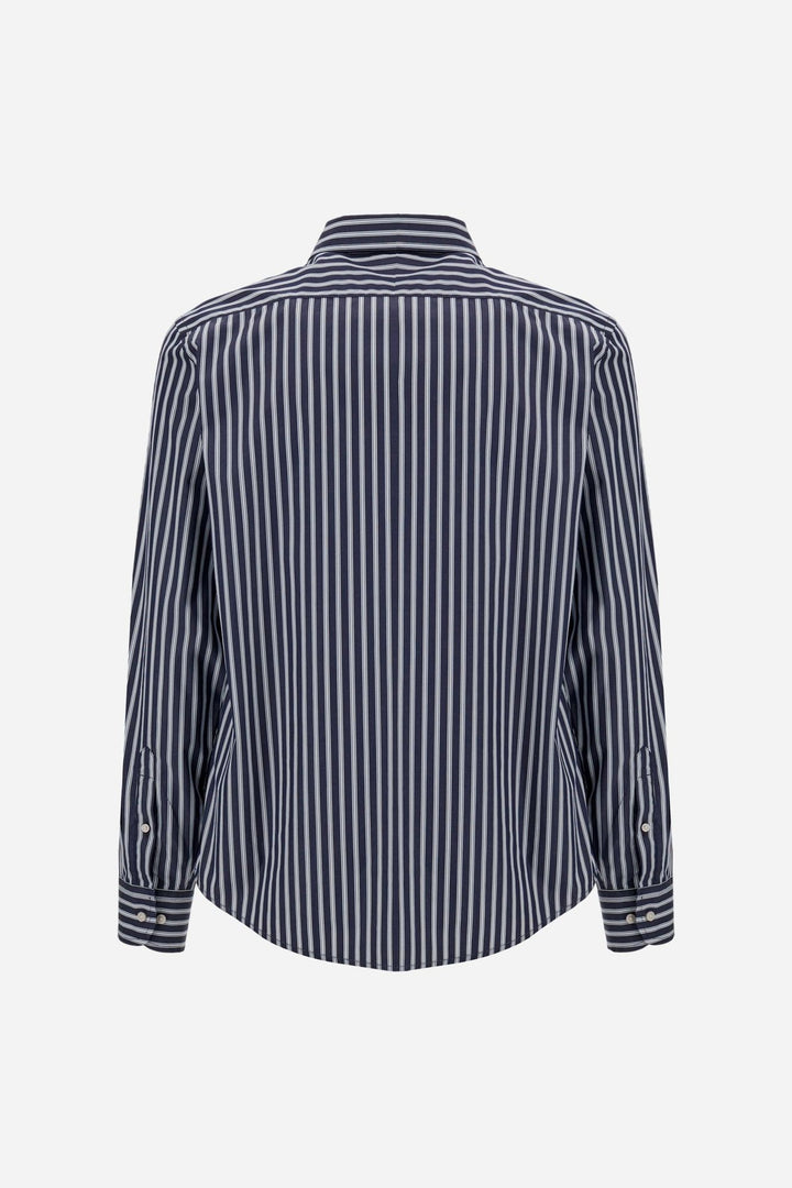 La Martina MDC013-PP756, Blu navy/Bianco ottico, vista posteriore