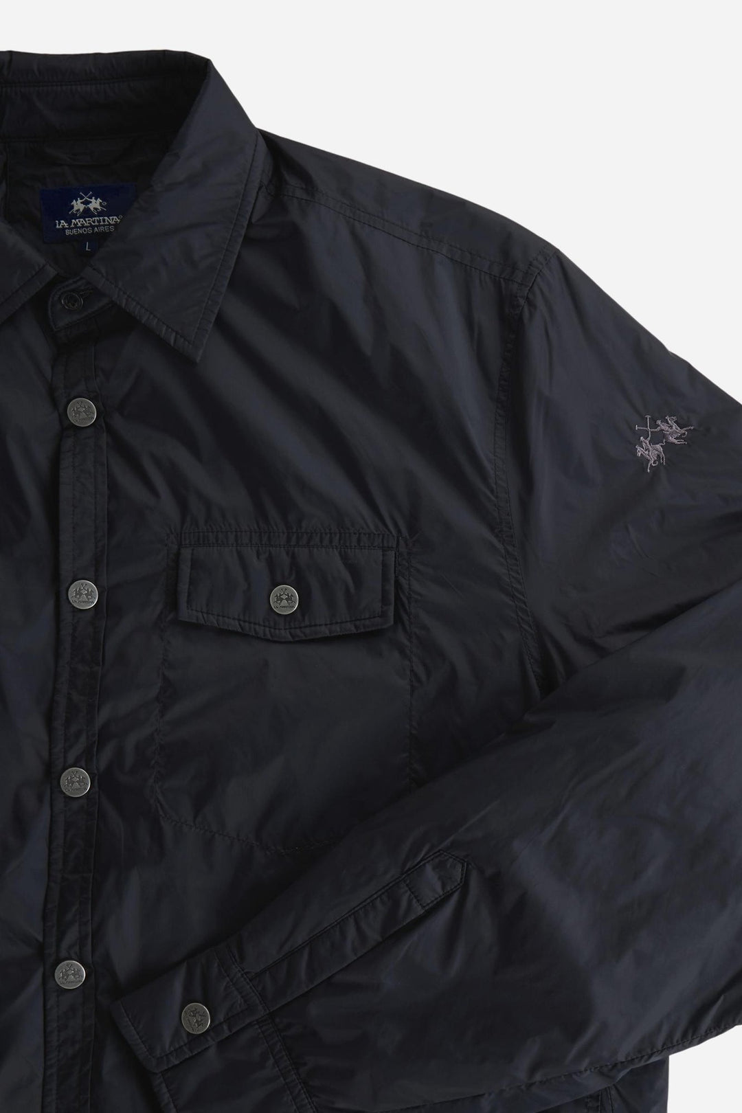 La Martina MDO018-PA012 in black, detail view