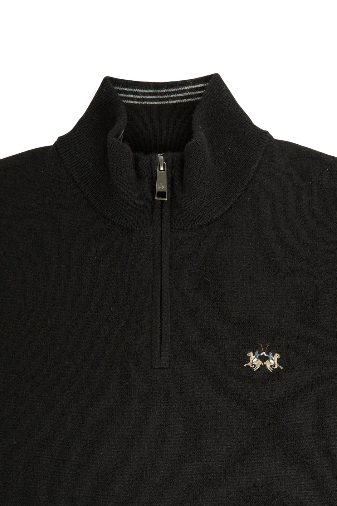 La Martina MDS003-YW148, Negro, primer plano del detalle