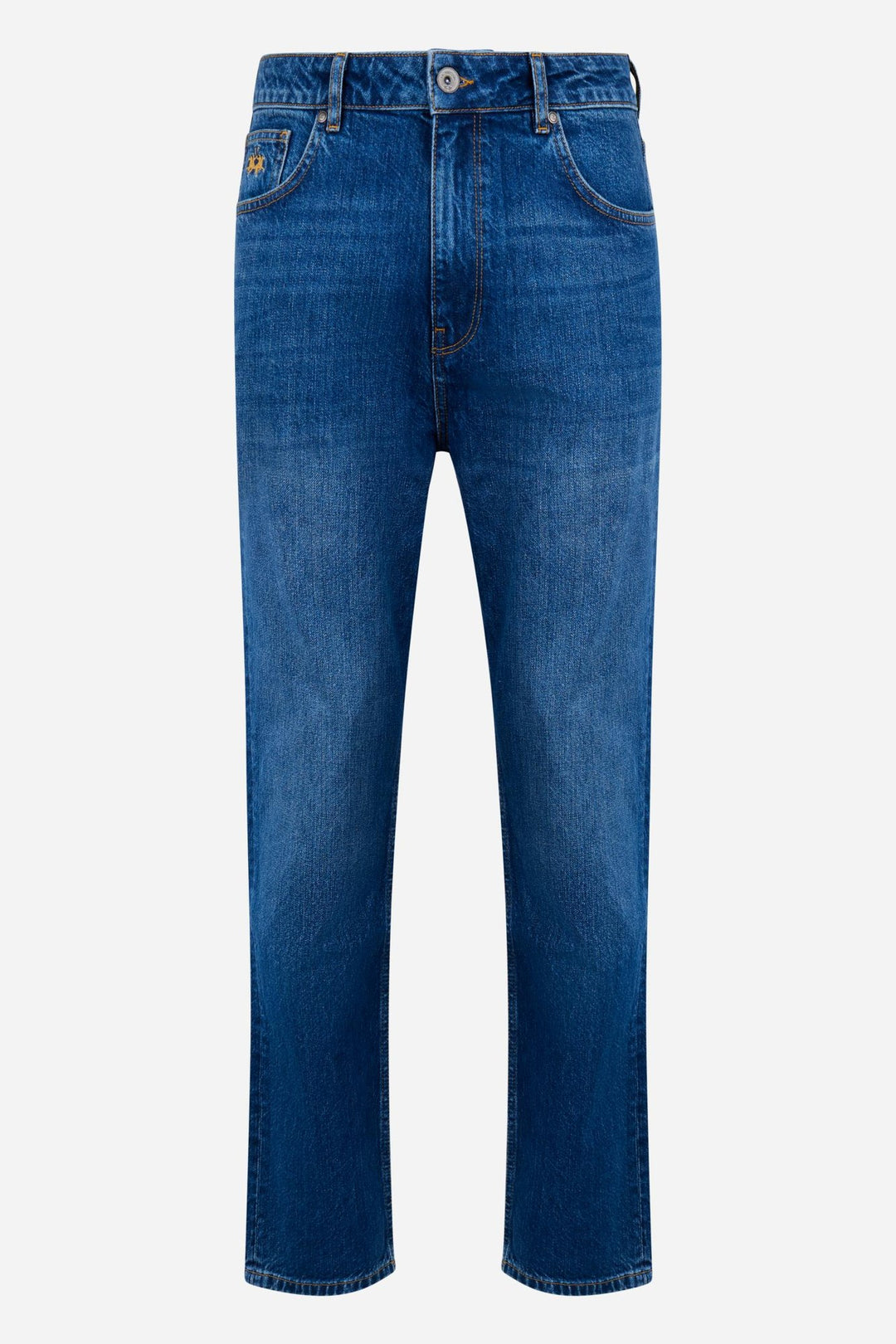 La Martina MDT015-DM117, Denim indigo foncé, vue de face