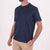 Paul & Shark Double Mercerised Jersey Cotton T-shirt | Navy