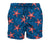 MC2 Saint Barth Lightweight Fabric Swim Shorts Lighting | Navy/Coral